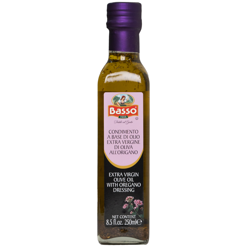 Basso Aceite Extra Virgen de Oliva al Orégano 250ml